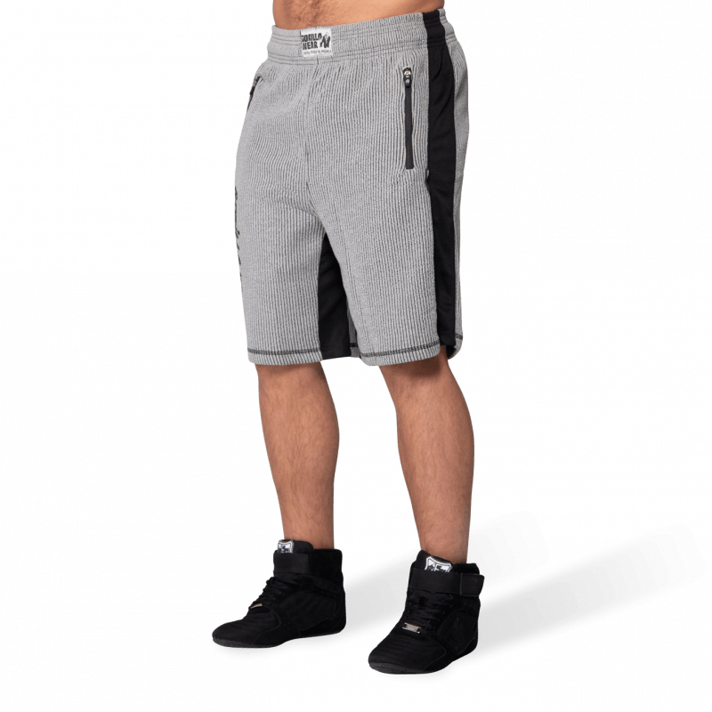 Augustine Old School Shorts – Gray – Gorilla Wear Australia