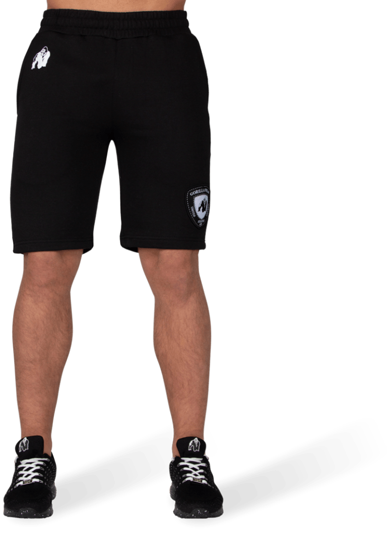 Los Angeles Sweat Shorts – Black – Gorilla Wear Australia