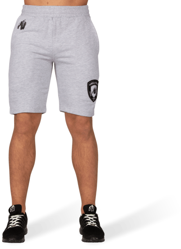 Los Angeles Sweat Shorts – Grey – Gorilla Wear Australia