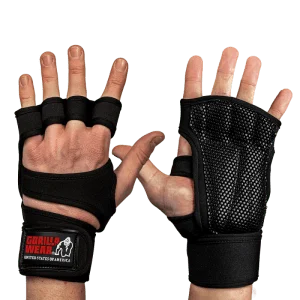 Yuma Weightlifting Workout Gloves – Black – Gorilla Wear Australia