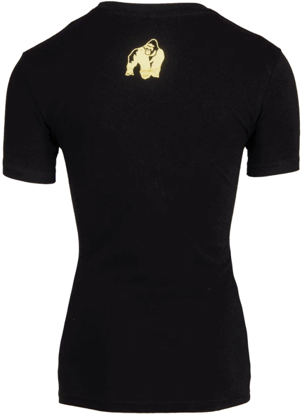 Luka T-shirt - Black/Gold - Image 2