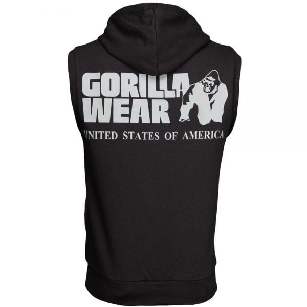 Springfield Zipped Hoodie – Black – Gorilla Wear Australia